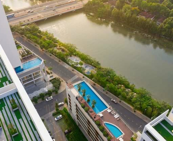 9 Căn hộ Phú Mỹ Hưng Midtown diện tích 124.35m2, không gian thoáng đãng.